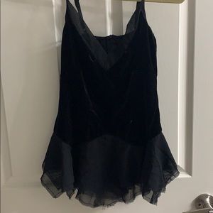 Willow and clay velvet tank